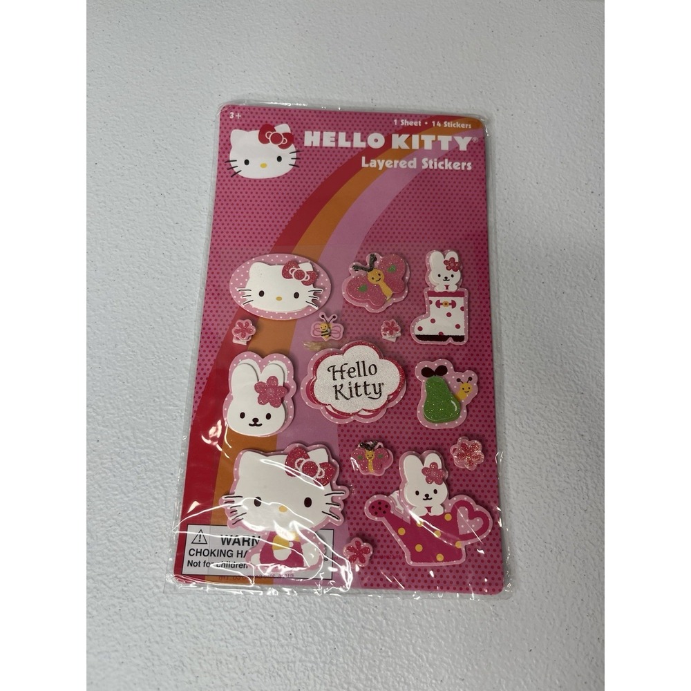 Hello Kitty Sticker Lot 2004, 2006, 2010 Sanrio - Picture 2 of 9